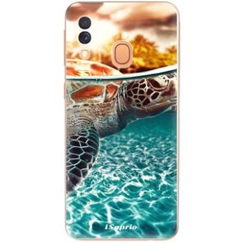 iSaprio Turtle 01 pro Samsung Galaxy A40 (tur01-TPU2-A40)