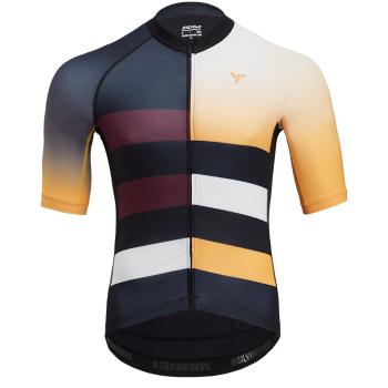 Cyklistický pánský dres Silvini Mazzano black/yellow Velikost: L