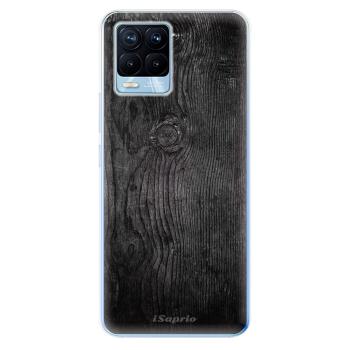 Odolné silikonové pouzdro iSaprio - Black Wood 13 - Realme 8 / 8 Pro