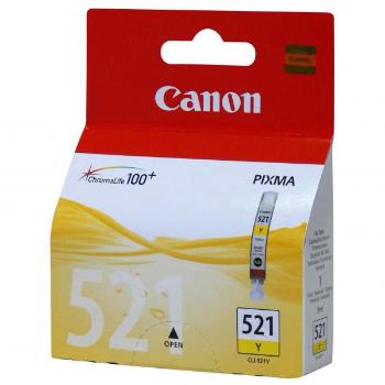 CANON CLI-521 Y - originální cartridge, žlutá, 9ml