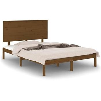 Rám postele medově hnědý masivní borovice 120 × 200 cm, 3104801 (3104801)