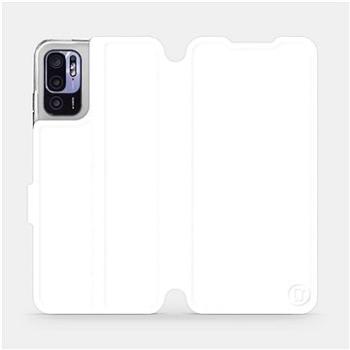 Mobiwear flip pouzdro pro Xiaomi Redmi Note 10 5G - White&Gray (5903516822096)