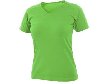 Tričko CXS ELLA, dámské, krátký rukáv, zelené jablko, vel. 2XL, XXL