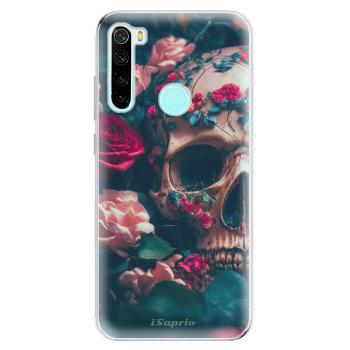 Odolné silikonové pouzdro iSaprio - Skull in Roses - Xiaomi Redmi Note 8