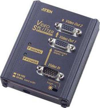 VGA rozbočovač ATEN VS102-AT-G VS102-AT-G, 2 porty, černá