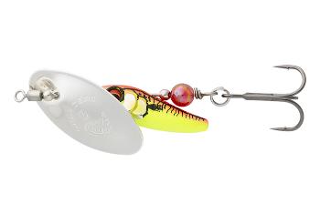 Savage gear třpytka sticklebait spinner silver red yellow - 1 4,5 g