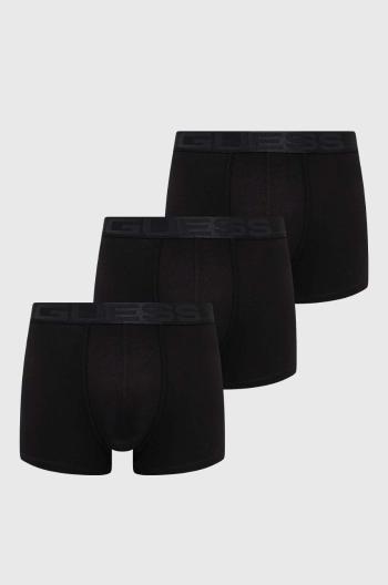 Boxerky Guess 3-pack pánské, černá barva, U4YG03 K6YW0