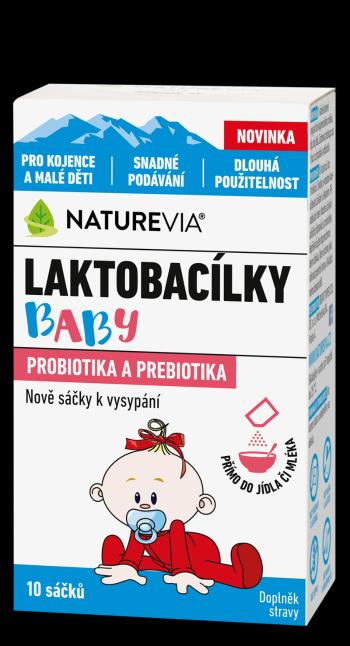 NatureVia Laktobacilky baby 10 sáčků 10 ks