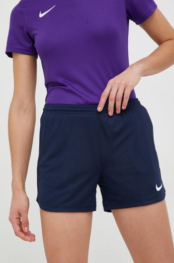 Tréninkové šortky Nike Park 20 dámské, šedá barva, hladké, high waist