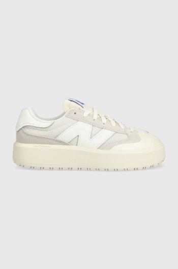 Sneakers boty New Balance CT302RB béžová barva