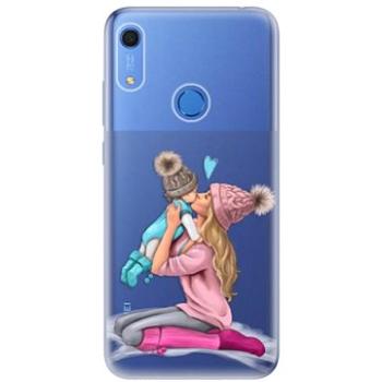 iSaprio Kissing Mom - Blond and Boy pro Huawei Y6s (kmbloboy-TPU3_Y6s)