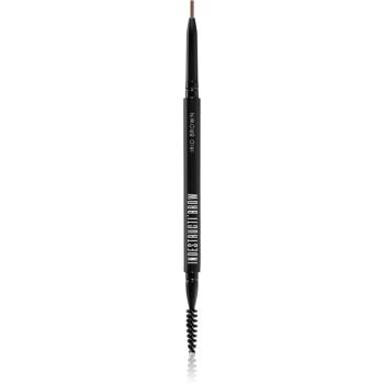 BPerfect IndestructiBrow Pencil dlouhotrvající tužka na obočí s kartáčkem odstín Irid Brown 10 g