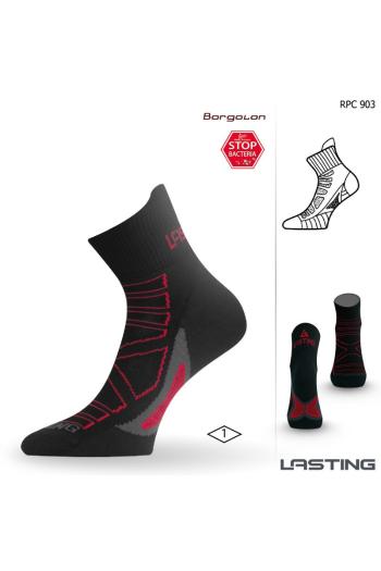 Lasting RPC 903 černá běžecké ponožky Velikost: (34-37) S ponožky