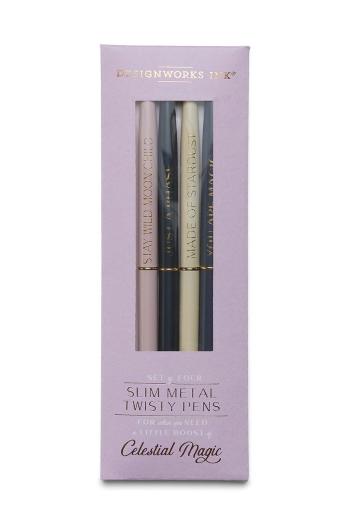 Sada per Designworks Ink Twisty Slim Metal Pens 4-pack