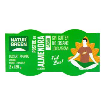 Naturgreen Dezert mandlový s kakaem 2 x 125 g