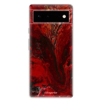 Odolné silikonové pouzdro iSaprio - RedMarble 17 - Google Pixel 6 5G