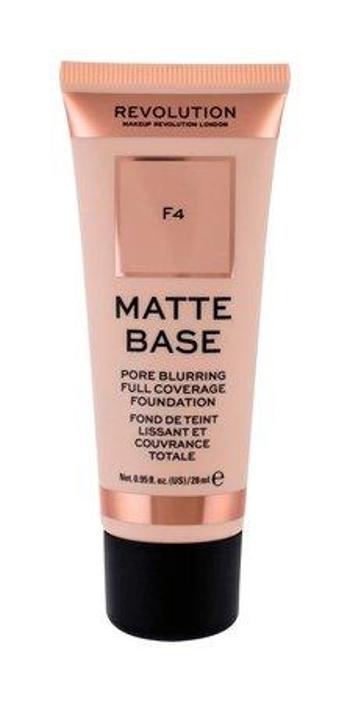 Makeup Revolution Plně krycí a matující make-up Matte Base Foundation F4 28 ml