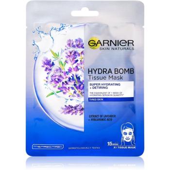 Garnier Hydra Bomb plátýnková maska s vysoce hydratačním a vyživujícím účinkem 28 g