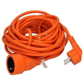 Solight Prodlužovací kabel, 1 zásuvka, oranžová, 10m (PS16O)
