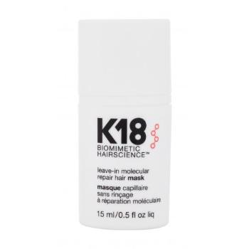 K18 Leave-In Molecular Repair Hair Mask 15 ml maska na vlasy pro ženy na poškozené vlasy