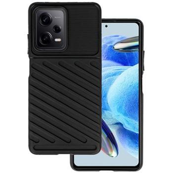 TopQ Kryt Thunder Xiaomi Redmi Note 12 Pro+ 5G černý 95595 (95998)