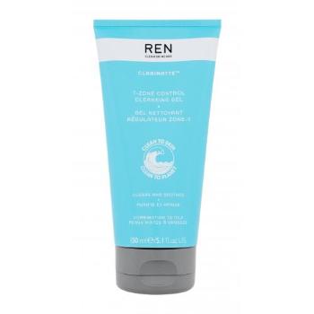 REN Clean Skincare Clarimatte T-Zone Control Cleansing Gel 150 ml čisticí gel W na smíšenou pleť; na mastnou pleť; na problematickou pleť s akné