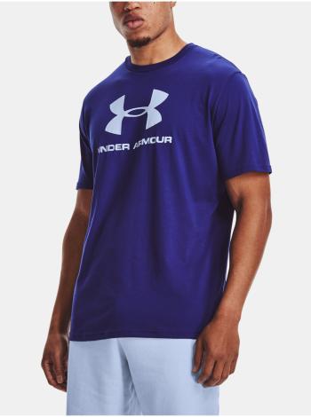 Tričko Under Armour UA SPORTSTYLE LOGO SS - modrá