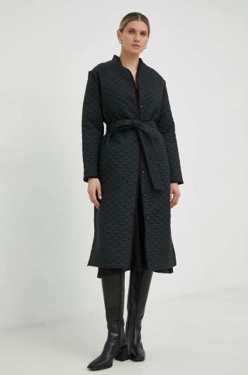 Kabát Bruuns Bazaar Hellebore Jeanette dámský, černá barva, přechodný