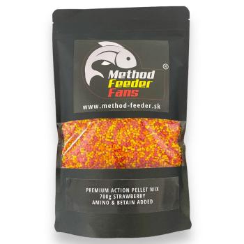 Method feeder fans pelety premium action fluo pellet 700 g - jahoda