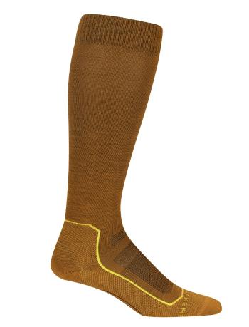 pánské ponožky ICEBREAKER Mens Ski+ Ultralight OTC, Clove/Silent Gold/Shine velikost: S