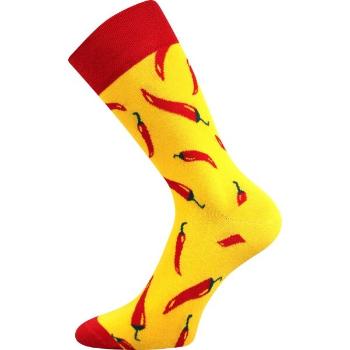 Lonka PEPPERS Unisexové ponožky, žlutá, velikost 39-42