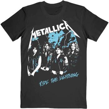 Metallica Tričko Vintage Ride The Lightning Black XL