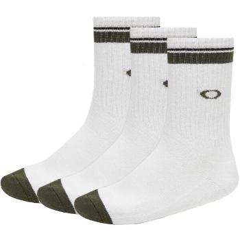 Oakley ESSENTIAL SOCKS (3 PCS) Ponožky, bílá, velikost L