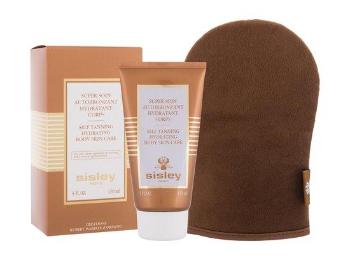 Sisley Super Soin Self Tanning Hydrating Body Skin Care samoopalovací tělové mléko s aplikační rukavicí 150 ml