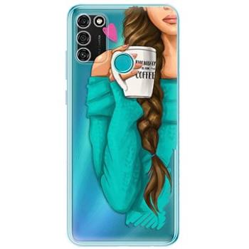 iSaprio My Coffe and Brunette Girl pro Honor 9A (coffbru-TPU3-Hon9A)
