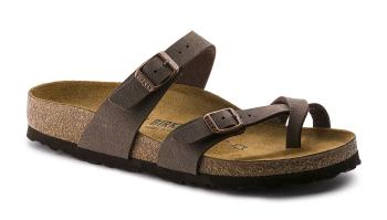 Birkenstock Mayari Nubuck Mocha Narrow Fit hnědé 71063