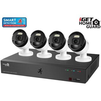 iGET HOMEGUARD HGDVK84404P, 8-kanálový FullHD DVR + 4x kamera FullHD 1080p s SMART detekcí pohybu a  (HGDVK84404P)