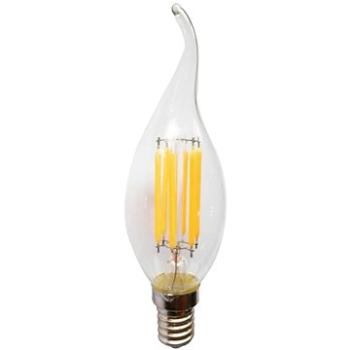 Retro LED Filament Candle Clear žárovka 4W/230V/E14/6500K/440Lm/360° (DECO65NWTIP)
