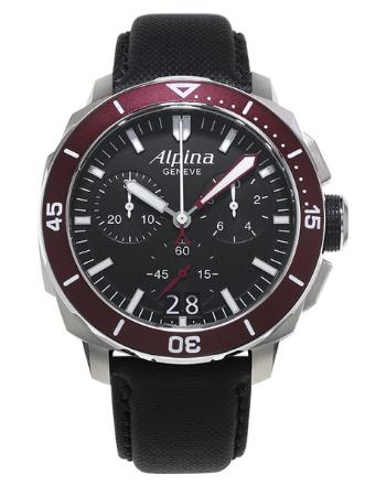 Alpina Seastrong Diver 300 Big Date Chronograph AL-372LBBRG4V6