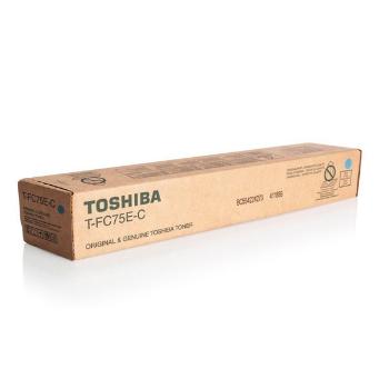 TOSHIBA T-FC75E-C - originální toner, azurový, 35400 stran