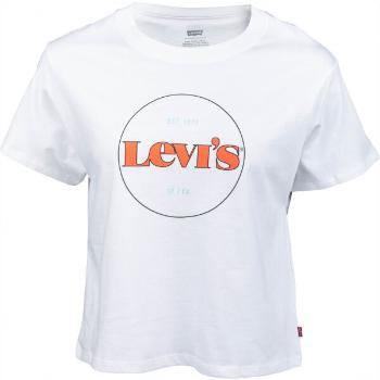 Levi's&reg; GRAPHIC VARSITY TEE NEW CIRCLE Dámské tričko, bílá, velikost