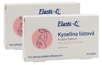 Elasti-Q Kyselina Listová  800 µg, 30 tablet 2 balení: 2x 30 tablet