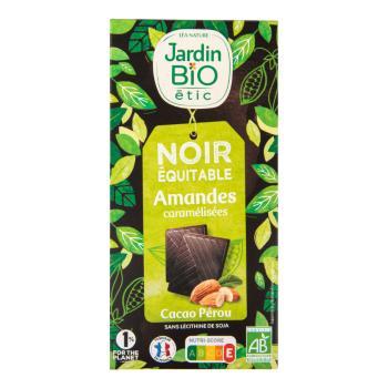 Čokoláda s mandlemi 100 g BIO JARDIN BIO