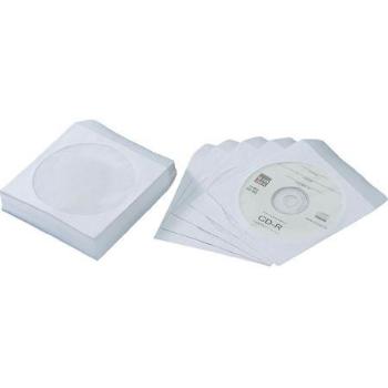 NoName Papírová obálka pro CD nebo DVD s okénkem 100 ks K-125X125/B, K-125X125/B