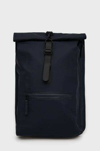 Batoh Rains 13160 Rolltop Rucksack tmavomodrá barva, velký, hladký