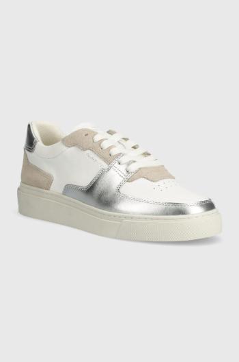 Kožené sneakers boty Gant Julice bílá barva, 28531498.G211