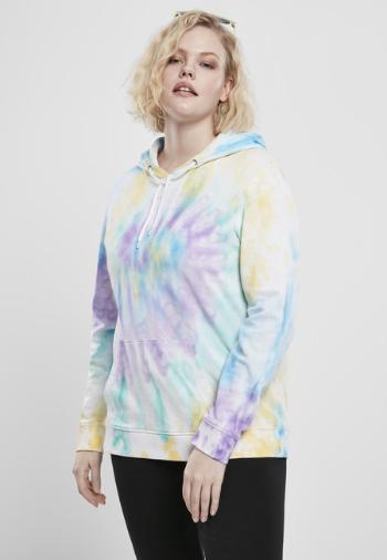 Urban Classics Ladies Tie Dye Hoody pastel - XS