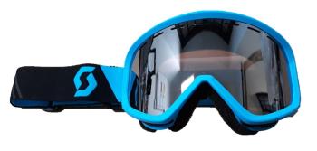 Lyžařské brýle SCOTT Goggle SMU Fact blue/black silver chrome velikost: OS (UNI)