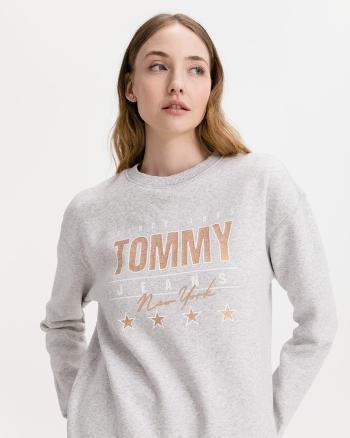 Tommy Jeans Mikina Šedá