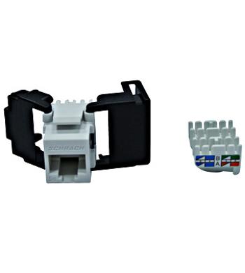 Schrack Keystone modul RJ45 nestíněný, Cat.5e, samozářezový, SFA HSEMRJ5UWS, HSEMRJ5UWS